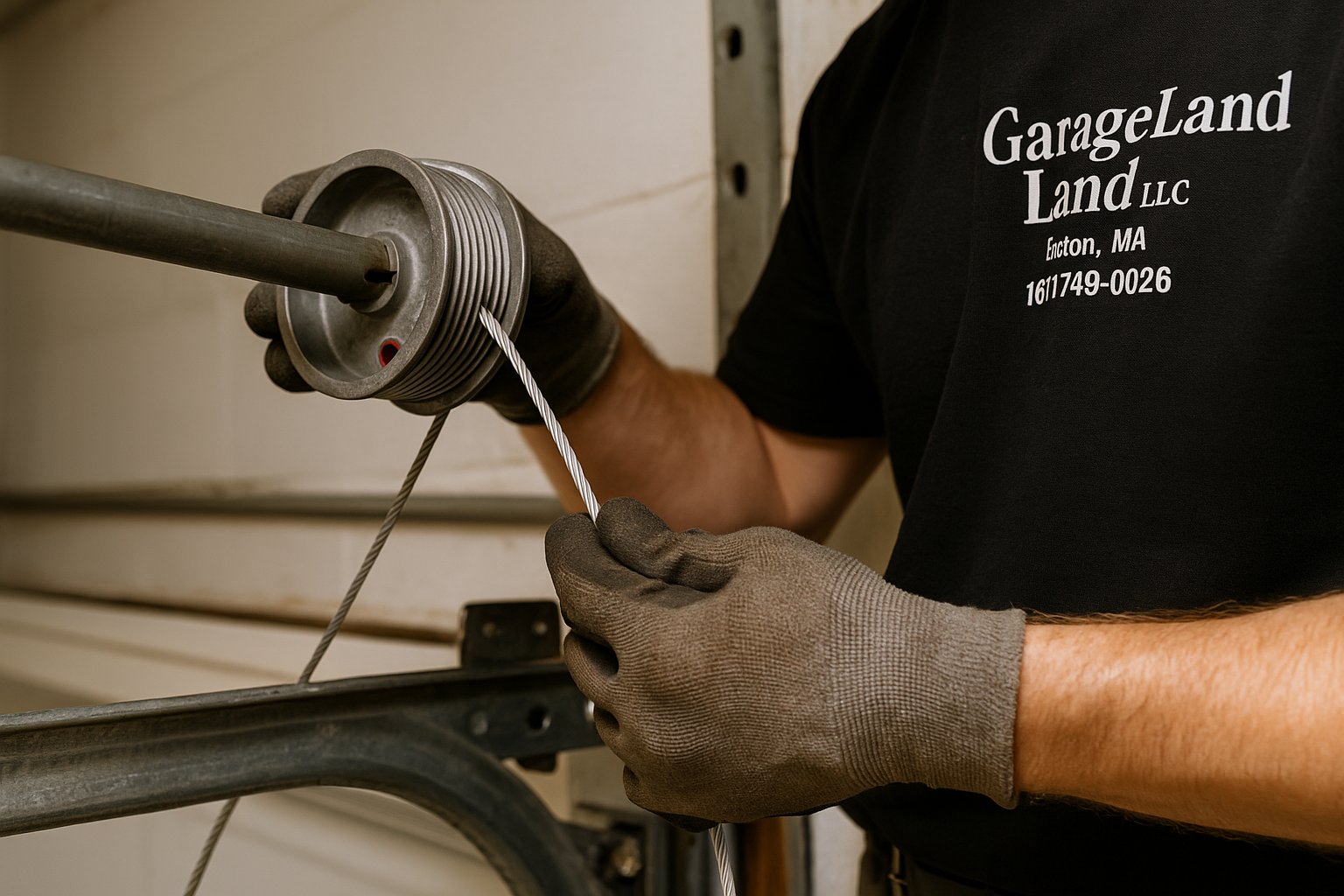 Garage Door Cable Repair in Deerfield