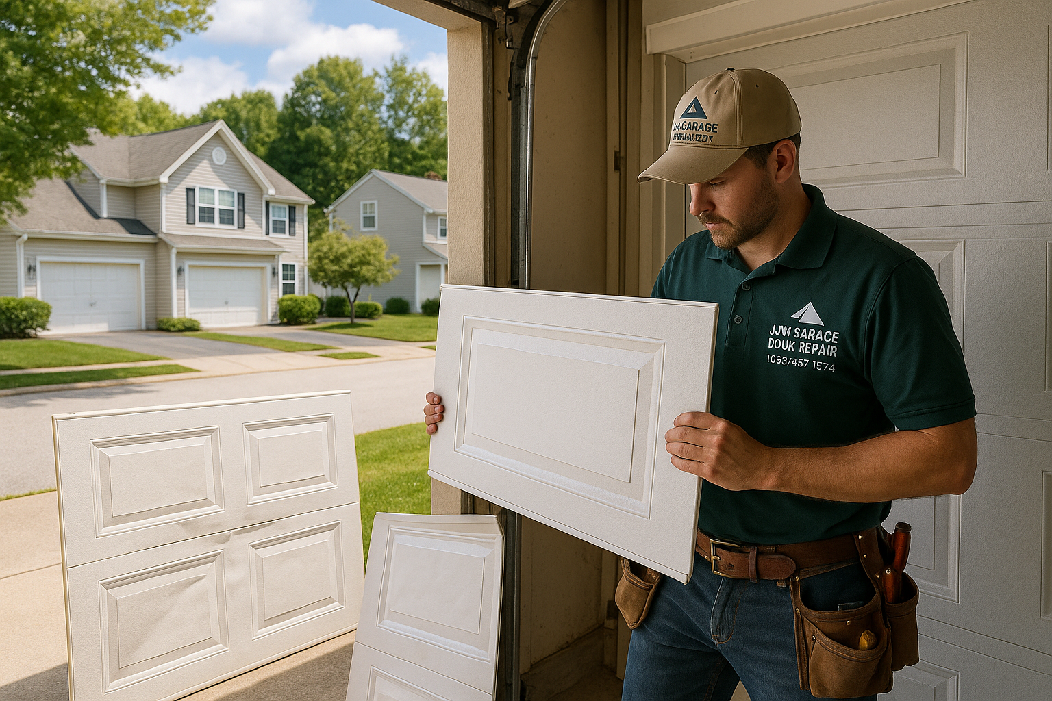Garage Door Panel Replacement in Epping