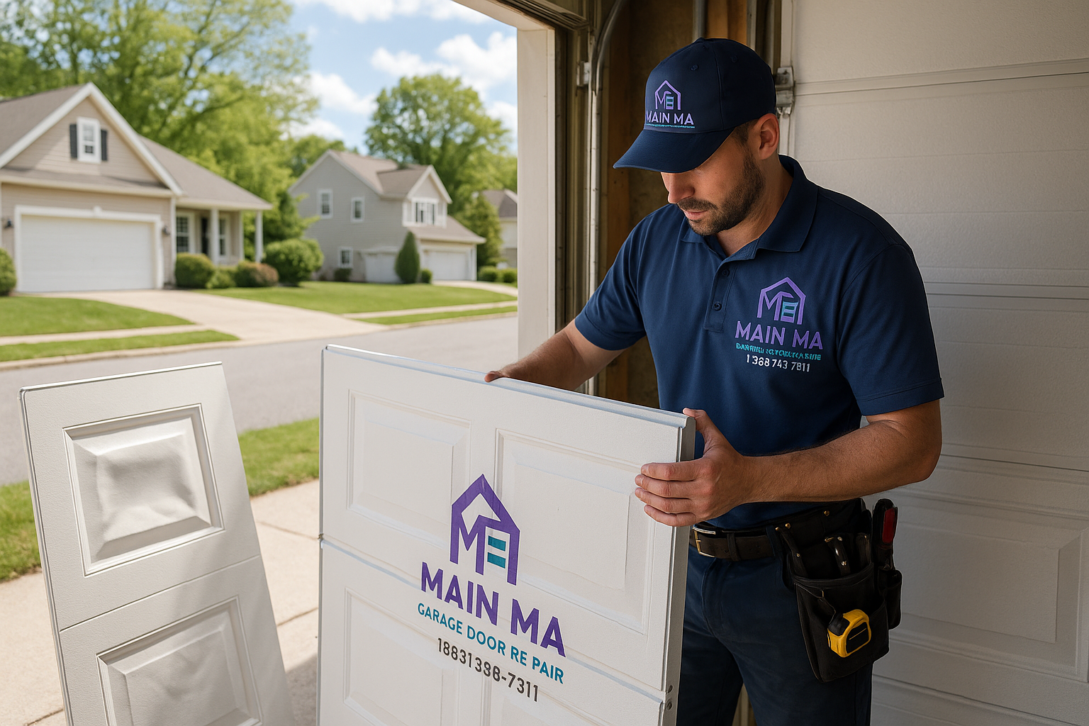 Garage Door Panel Replacement in Lebanon