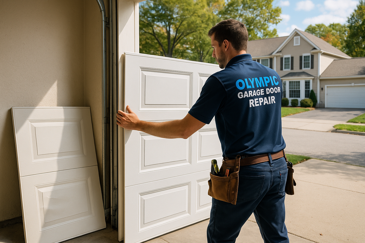 Garage Door Panel Replacement in Somersworth