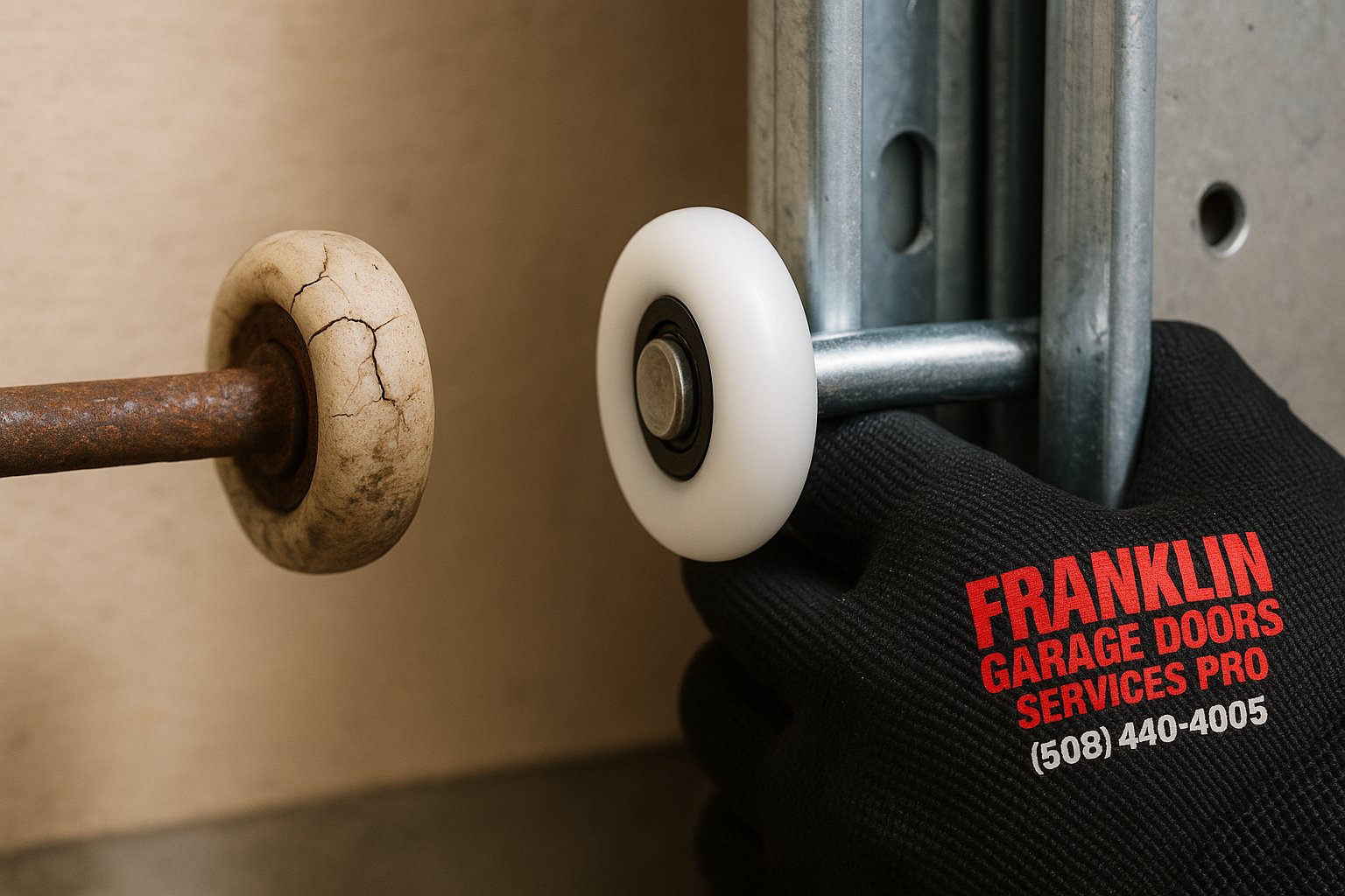 Garage Door Roller Replacement in Madbury