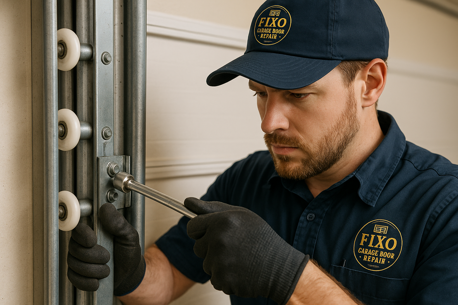 Garage Door Track Repair in Salisbury