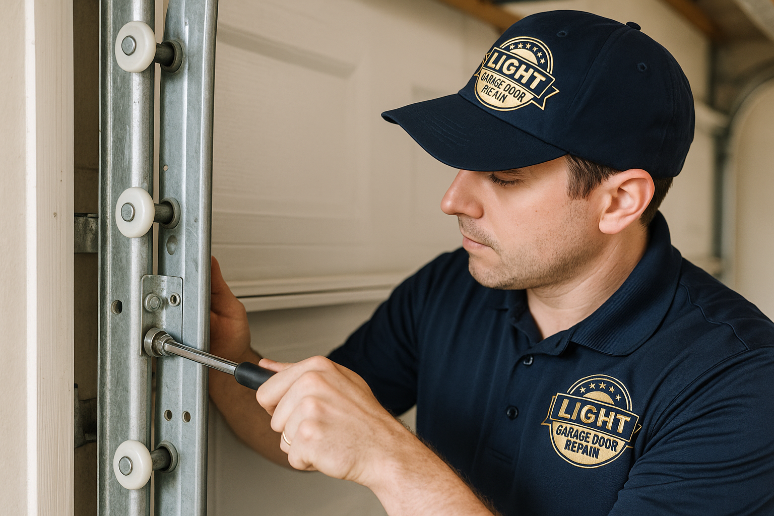 Garage Door Track Repair