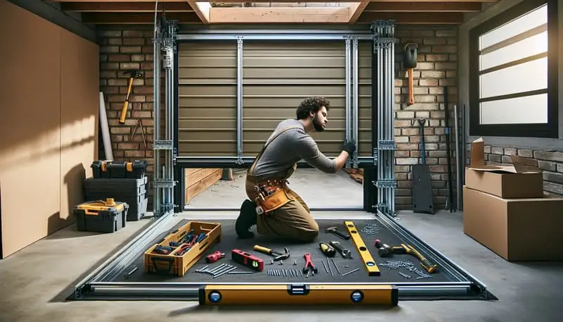 Garage Door Track Repair in Sanford